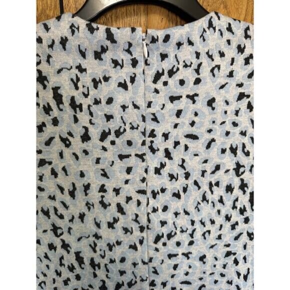 Tyler Boe Women's Leopard Animal Print Knit Dress Pockets Multicolor Size XS - Picture 4 of 7